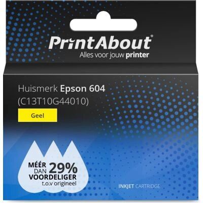 PrintAbout Epson 604 Gelbe Tintenpatrone - Druckerpatrone PrintAbout Epson 604 Gelbe Tintenpatrone - Druckerpatrone