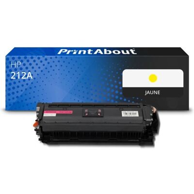 PrintAbout HP W2122A Gelber Toner - Toner für HP-Drucker PrintAbout HP W2122A Gelber Toner - Toner für HP-Drucker