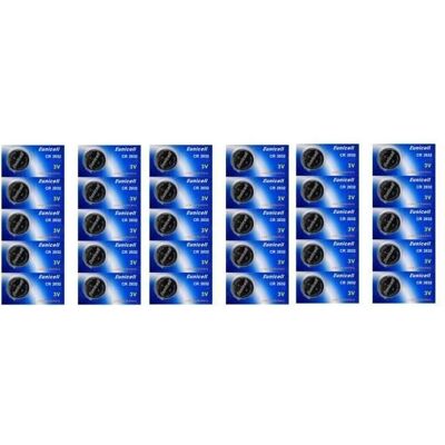 Piles CR2032 au lithium Eunicell - Lot de 30 - Publicité Piles CR2032 au lithium Eunicell - Lot de 30 - Publicité