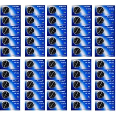 Eunicell - CR2032 - 3V - 50 pcs - Battery - Publicité Eunicell - CR2032 - 3V - 50 pcs - Battery - Publicité