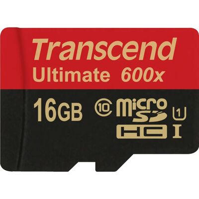 Transcend - 16GB microSDHC Class10 UHS-I - MLC - Memory Card Transcend - 16GB microSDHC Class10 UHS-I - MLC - Memory Card