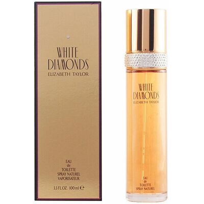 Elizabeth Taylor White Diamonds Eau De Toilette Spray - Elegant, 100ml, Brand New Elizabeth Taylor White Diamonds Eau De Toilette Spray - Elegant, 100ml, Brand New