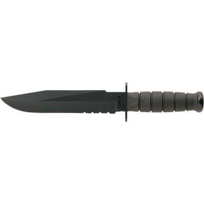 KA-BAR Fighter 1271 Nóż o Stałej Konstrukcji, Częściowo Ząbkowany - Nóż KA-BAR Fighter 1271 Nóż o Stałej Konstrukcji, Częściowo Ząbkowany - Nóż