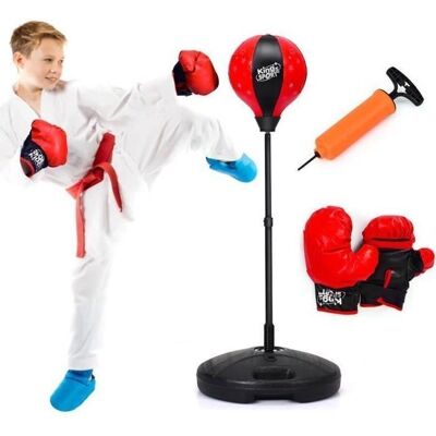 Costway Ensemble de Boxe pour Enfants Ajustable - Durable, Portable, 81-125cm - Publicité Costway Ensemble de Boxe pour Enfants Ajustable - Durable, Portable, 81-125cm - Publicité
