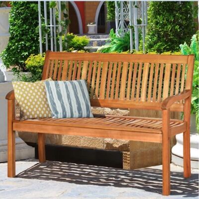Banquette de jardin Costway - Bois d'acacia 2-3 personnes - Publicité Banquette de jardin Costway - Bois d'acacia 2-3 personnes - Publicité