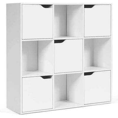 Costway - Librería con 9 Compartimentos Estantería - Bookcase Costway - Librería con 9 Compartimentos Estantería - Bookcase