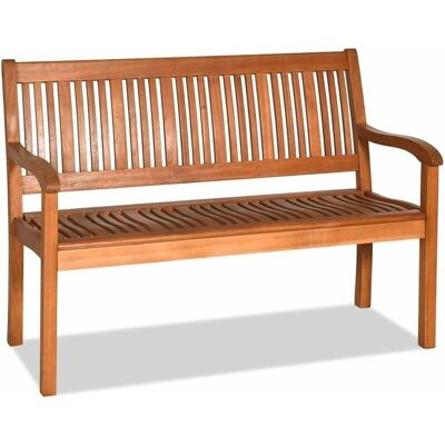 Banco de Jardín Costway - Madera de Eucalipto 320kg - 126x63x91cm Banco de Jardín Costway - Madera de Eucalipto 320kg - 126x63x91cm