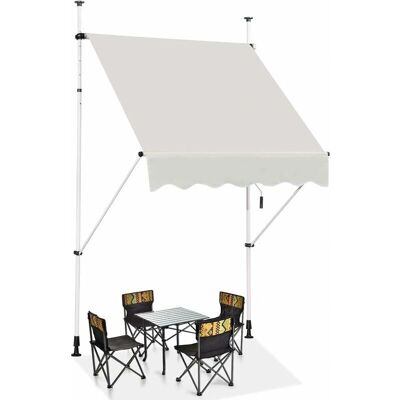 COSTWAY - Tenda da Sole per Esterno - Aluminium - Oxford PU Fabric - Awning COSTWAY - Tenda da Sole per Esterno - Aluminium - Oxford PU Fabric - Awning