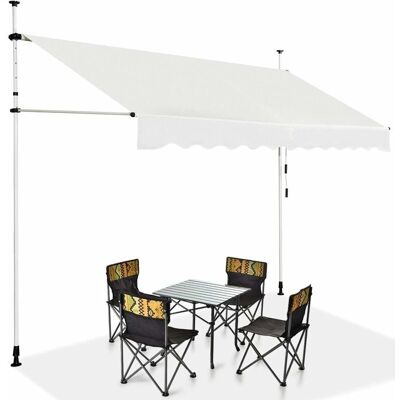 COSTWAY - Tenda da Sole Esterno - Retractable Awning COSTWAY - Tenda da Sole Esterno - Retractable Awning