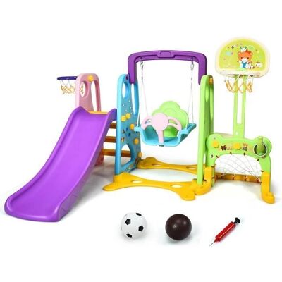 Ensemble de jeu 6 en 1 Costway - Pour enfants 3-8 ans - Publicité Ensemble de jeu 6 en 1 Costway - Pour enfants 3-8 ans - Publicité