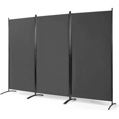 Paravent Costway - Écran pliable 3 panneaux pour maison et bureau - Publicité Paravent Costway - Écran pliable 3 panneaux pour maison et bureau - Publicité