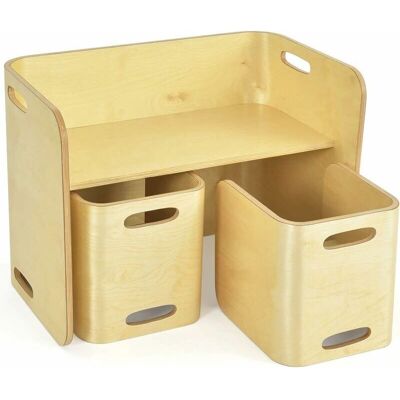 Costway - Kids table and chair set - Birch wood - Multiuse - Table and chair set Costway - Kids table and chair set - Birch wood - Multiuse - Table and chair set