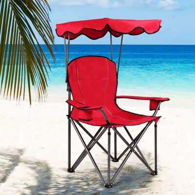 Costway - Canopy Folding Chair - 6 kg - 120 kg Costway - Canopy Folding Chair - 6 kg - 120 kg
