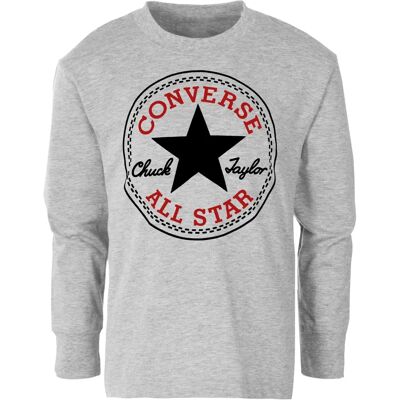 Converse børne langærmet T-shirt - Grå Converse børne langærmet T-shirt - Grå
