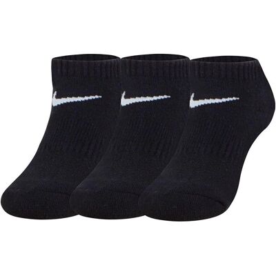 Calcetines Nike Kids No Show - Pack de 3 - Negro - Calcetines Calcetines Nike Kids No Show - Pack de 3 - Negro - Calcetines