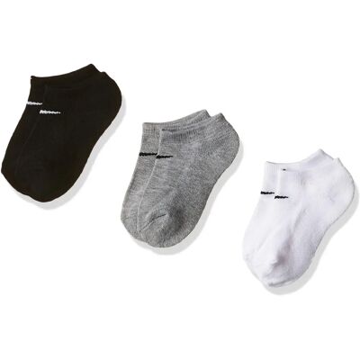Meias Nike Kids Basic Pack No Show - Pacote de 3 Meias Nike Kids Basic Pack No Show - Pacote de 3