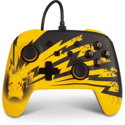 Controlador Wired Melhorado PowerA Nintendo Switch - Pikachu Relâmpago Controlador Wired Melhorado PowerA Nintendo Switch - Pikachu Relâmpago