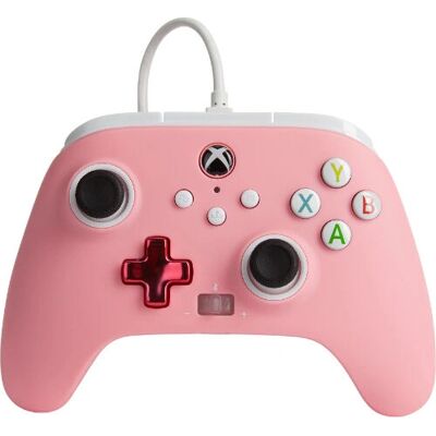 Controlador Cableado Mejorado PowerA para Xbox Series X|S - Rosa Controlador Cableado Mejorado PowerA para Xbox Series X|S - Rosa