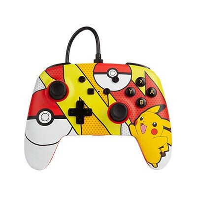 PowerA Nintendo Switch Parannettu Langallinen Ohjain - Pokemon Pop Art PowerA Nintendo Switch Parannettu Langallinen Ohjain - Pokemon Pop Art