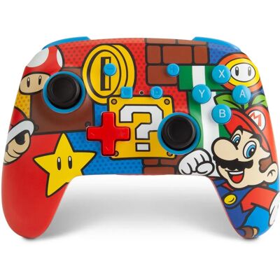PowerA Nintendo Switch Verbesserter Drahtlos-Controller - Super Mario - Mario Pop PowerA Nintendo Switch Verbesserter Drahtlos-Controller - Super Mario - Mario Pop