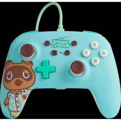 PowerA Nintendo Switch Verbesserter Verdrahteter Controller - Animal Crossing - Tim Nook PowerA Nintendo Switch Verbesserter Verdrahteter Controller - Animal Crossing - Tim Nook