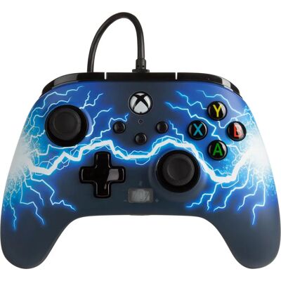Controlador Cableado Mejorado PowerA para Xbox Series X|S - Arc Lightning Controlador Cableado Mejorado PowerA para Xbox Series X|S - Arc Lightning