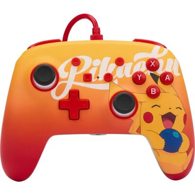 PowerA Nintendo Switch Manette Filaire Améliorée - Pokémon: Pikachu Baie Orange PowerA Nintendo Switch Manette Filaire Améliorée - Pokémon: Pikachu Baie Orange