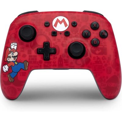 Controlador sem fio PowerA Here We Go Mario - Controlador de jogos Controlador sem fio PowerA Here We Go Mario - Controlador de jogos