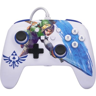 Manette Câblée Améliorée PowerA pour Nintendo Switch - The Legend of Zelda: Attaque de l'Épée Maîtresse Manette Câblée Améliorée PowerA pour Nintendo Switch - The Legend of Zelda: Attaque de l'Épée Maîtresse