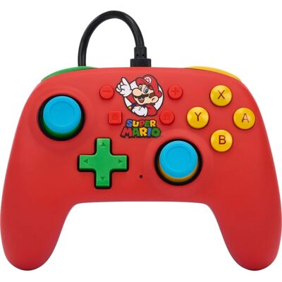 PowerA Nintendo Switch Nano Langallinen Ohjain - Super Mario - Mario Medley PowerA Nintendo Switch Nano Langallinen Ohjain - Super Mario - Mario Medley