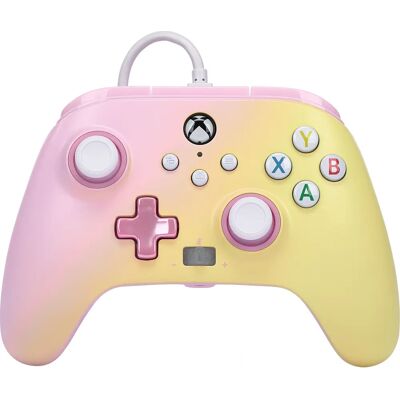 PowerA Verbesserter Kabelcontroller für Xbox Series X|S - Pink Lemonade PowerA Verbesserter Kabelcontroller für Xbox Series X|S - Pink Lemonade