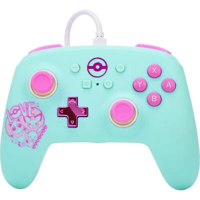 PowerA Nintendo Switch Verbesserter Kabelgebundener Controller - Pokémon: Süße Freunde PowerA Nintendo Switch Verbesserter Kabelgebundener Controller - Pokémon: Süße Freunde