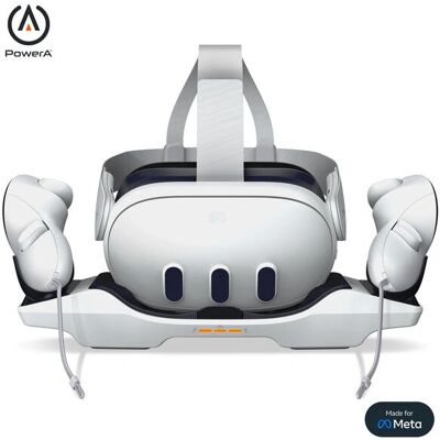 PowerA 617885097713 Ladestation für Meta Quest - Schwarz/Weiß PowerA 617885097713 Ladestation für Meta Quest - Schwarz/Weiß