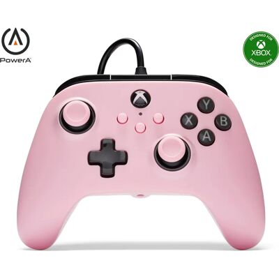 Manette Filaire PowerA pour Xbox Series X|S - Rose - Publicité Manette Filaire PowerA pour Xbox Series X|S - Rose - Publicité