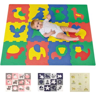 Hakuna Safari Tiere Puzzlematte - Sicherer Spielteppich für Kinder Hakuna Safari Tiere Puzzlematte - Sicherer Spielteppich für Kinder