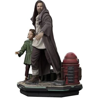 Iron Studios Star Wars Obi-Wan & Young Leia Deluxe Art Scale 1/10 Figure Iron Studios Star Wars Obi-Wan & Young Leia Deluxe Art Scale 1/10 Figure
