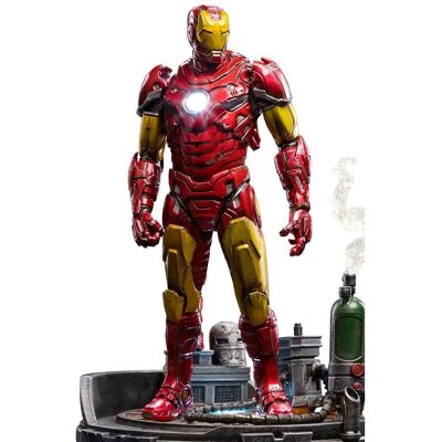Iron Studios Marvel Iron Man Unleashed 1/10 Statue - Rot und Gold Iron Studios Marvel Iron Man Unleashed 1/10 Statue - Rot und Gold