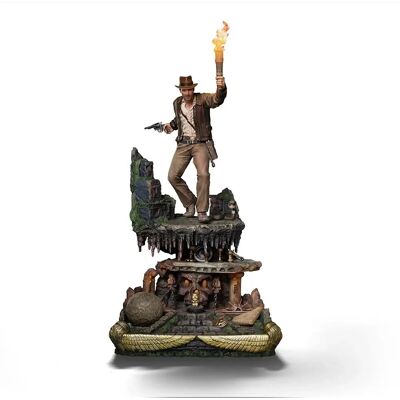 Iron Studios Indiana Jones Figur - Resin 1/10 Skala - 40cm Iron Studios Indiana Jones Figur - Resin 1/10 Skala - 40cm
