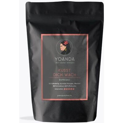 Yoanda Küsst dich wach Espresso - Ganze Bohne - 250g Kaffee Yoanda Küsst dich wach Espresso - Ganze Bohne - 250g Kaffee