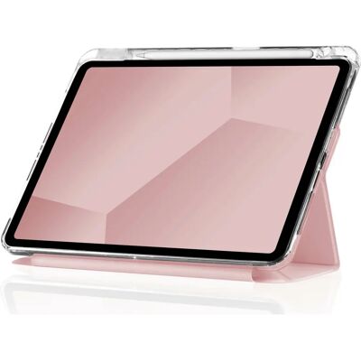 Funda Folio Transparente Rosa y Gris para iPad Air 11" de STM Funda Folio Transparente Rosa y Gris para iPad Air 11" de STM