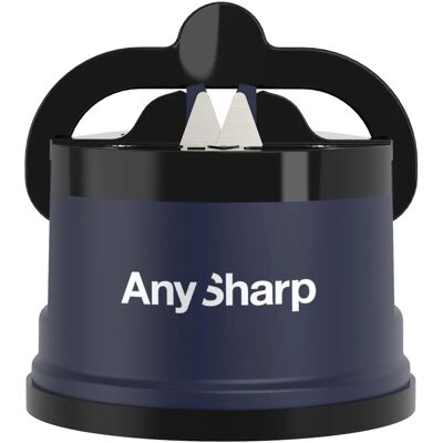 Aiguiseur de couteaux Navy d'AnySharp - Carbure de tungstène, Stable, Facile à utiliser Aiguiseur de couteaux Navy d'AnySharp - Carbure de tungstène, Stable, Facile à utiliser