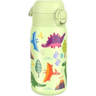 Ion8 Dinosaurs Leak-Proof Stainless Steel Drinks Bottle - 400ml Ion8 Dinosaurs Leak-Proof Stainless Steel Drinks Bottle - 400ml