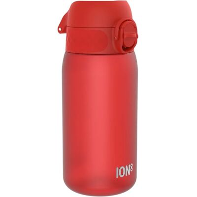 Παιδικό Μπουκάλι Νερού Ion8 κόκκινο 400ml - Αδιάβροχο, με ένα χέρι Παιδικό Μπουκάλι Νερού Ion8 κόκκινο 400ml - Αδιάβροχο, με ένα χέρι