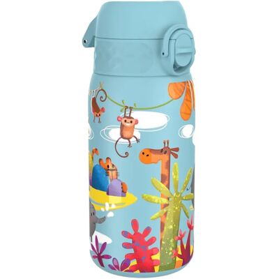 Bouteille d'eau Ion8 Safari en acier inoxydable anti-fuites - 400ml - Bleu Alaskan Bouteille d'eau Ion8 Safari en acier inoxydable anti-fuites - 400ml - Bleu Alaskan