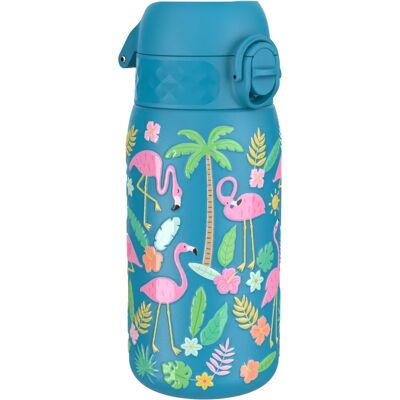 Ion8 - Flamingos - 400ml - Stal nierdzewna - Butelka na wodę Ion8 - Flamingos - 400ml - Stal nierdzewna - Butelka na wodę