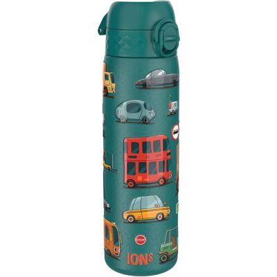 Ion8 500ml Bouteille Isolée pour Enfants - Vert - Voiture Ion8 500ml Bouteille Isolée pour Enfants - Vert - Voiture