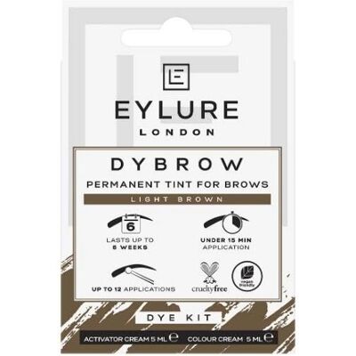 Eylure Dybrow Vaaleanruskea - Kulmien kestovärjäyssetti Eylure Dybrow Vaaleanruskea - Kulmien kestovärjäyssetti