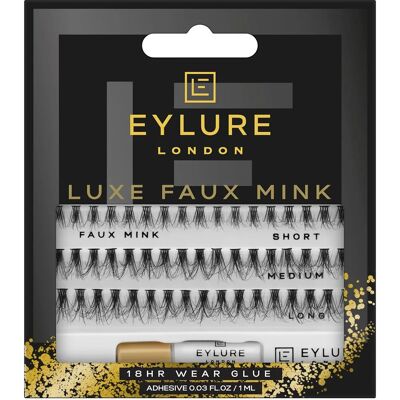 Eylure Luxe Faux Mink Clusters Individuels - faux cils - Publicité Eylure Luxe Faux Mink Clusters Individuels - faux cils - Publicité