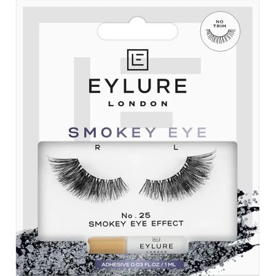 Eylure No.25 Smokey Silmäripset - Uudelleenkäytettävät liimalla Eylure No.25 Smokey Silmäripset - Uudelleenkäytettävät liimalla