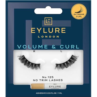 Eylure N°125 Volume & Curl 3/4 Cils - Extensions de cils - Publicité Eylure N°125 Volume & Curl 3/4 Cils - Extensions de cils - Publicité
